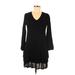 Style&Co Casual Dress - DropWaist: Black Dresses - Women's Size Medium