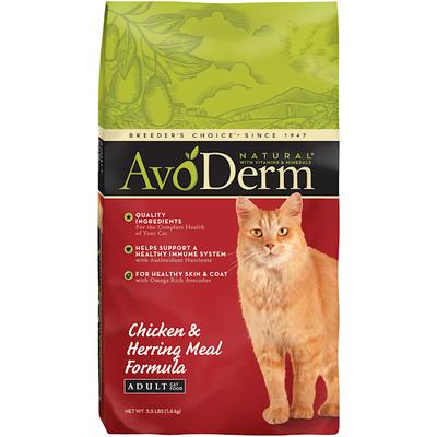 AvoDerm Chicken & Herring Meal Adult Dry Cat Food, 3.5 lbs.