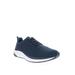 Wide Width Men's Propet Tour Knit Men'S Sneakers by Propet in Navy (Size 11 1/2 W)