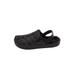 Extra Wide Width Men's Fur-Lined Rubber Clogs by KingSize in Black (Size 14 EW)