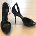 Gucci Shoes | Gucci Black Snakeskin Heels With Bamboo Heel | Color: Black | Size: 7