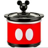 Disney Kitchen | Disney Mickey Mouse .65 Quart Mini Crock | Color: Black/Red | Size: .65 Quart