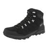 Wanderschuh JACK WOLFSKIN "REFUGIO TEXAPORE MID M", Gr. 47, schwarz, Leder, Textil, Synthetik, sportlich, Schuhe, Wasserdicht