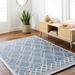 Rika 9' x 12' Royal Denim/Arctic Stone/Pewter/Smoke/Gray/Beige/Dark Blue/Navy Area Rug - Hauteloom