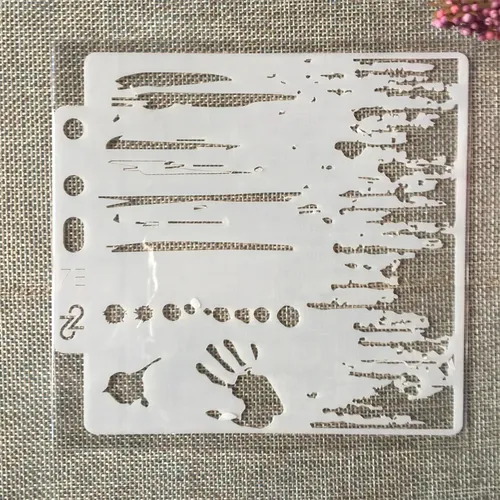 Gabarits d'impression manuscrite 5,1 pouces, idéal pour le bricolage DIY, modèle de carte décorative, gaufrage, album,