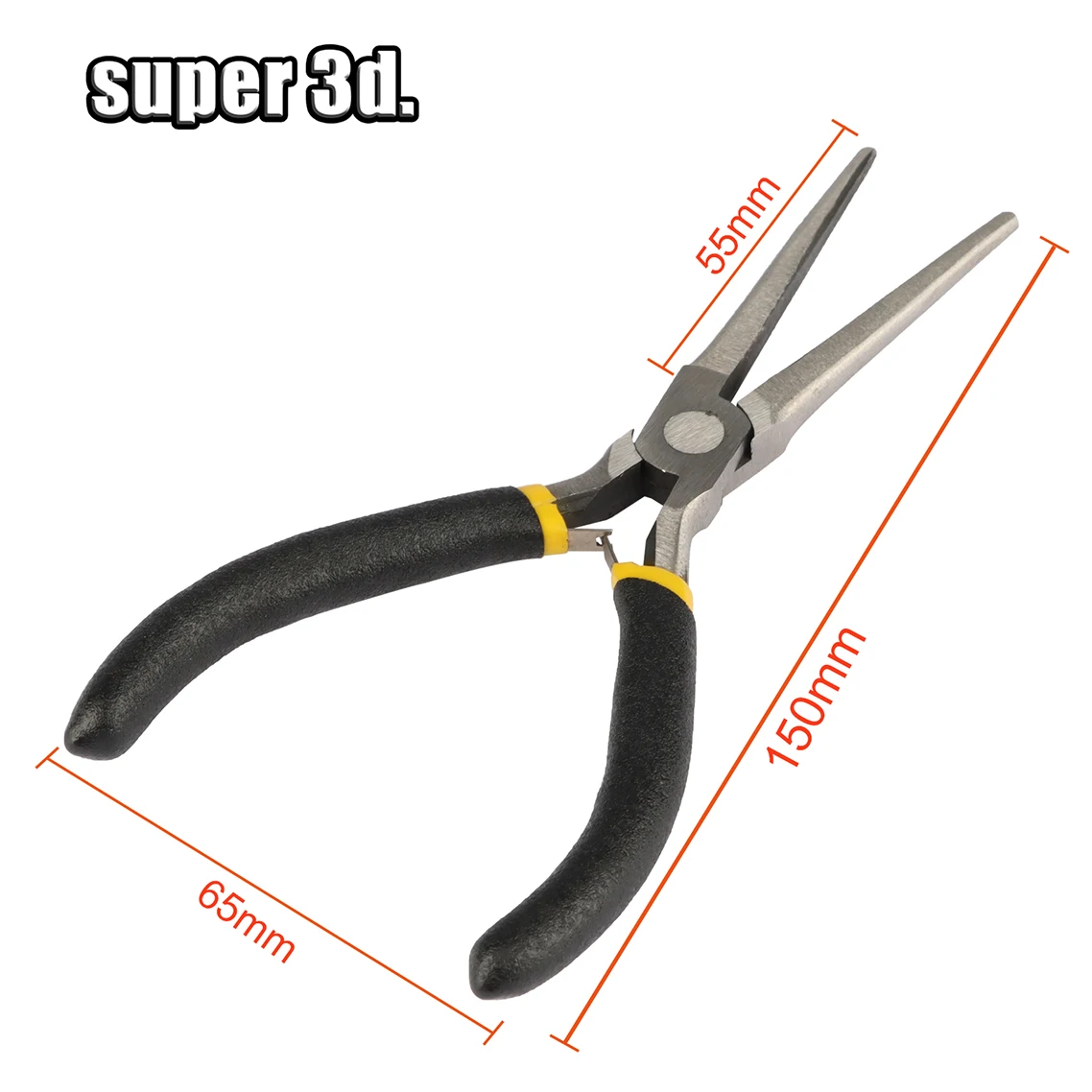 Mini pince à nez aiguille en acier au carbone multifonction pour outils d