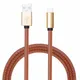 Câble USB tressé en cuir PU pour iPhone directions de charge rapide iPhone X 8 7 6 Plus 6S 5
