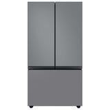 Samsung Bespoke 24 cu. ft. 3-door Refrigerator w/ Beverage Center & Custom Panels Included in Gray | 70 H x 35.75 W x 28.75 D in | Wayfair