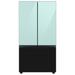 Samsung Bespoke 30 cu. ft. 3-door Refrigerator w/ Beverage Center & Custom Panels Included in Gray/Blue | 70 H x 35.75 W x 34.25 D in | Wayfair