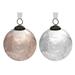 The Holiday Aisle® Embossed Leaf Glass Ball Ornament Glass | 4 H x 4 W x 4 D in | Wayfair 6E6FEF71D5ED4F5081DF0D37A15D8018