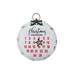 The Holiday Aisle® Metal Ornament Shaped Advent Calendar Metal | 0.2 H x 17.75 W x 15 D in | Wayfair 72580F8D591A407880D96D772F5302E8