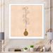 Corrigan Studio® Minalism Ceramic Vase Line Art - Modern & Contemporary Canvas Wall Decor Canvas in Brown | 30 H x 30 W x 1 D in | Wayfair