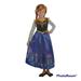 Disney Costumes | Disney Frozen Princess Anna Dress Costume Size 3-4t, Euc | Color: Black/Blue | Size: 3-4t