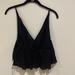 Brandy Melville Tops | Black Flowy Plunge Brandy Melville Tank | Color: Black | Size: S