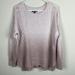 American Eagle Outfitters Sweaters | American Eagle Aeo Open Knit Ombr Pink Sweater | Color: Pink | Size: L