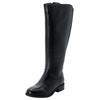 Weitschaftstiefel SHEEGO "Große Größen", Damen, Gr. 39, XXL-Schaft, schwarz, Obermaterial: 100% Leder, klassisch, Schuhe, aus Leder, mit Stretcheinsatz