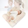 QCLUEU Newborn Baby Sleep Pillow, Anti Baby Spit Milk Crib Cot Sleep Positioning Wedge, Anti-Reflux Cushion Cotton Pad Mat, Baby Wedge Pillow (Color : Ordinary model)