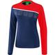 ERIMA Fußball - Teamsport Textil - Sweatshirts 5-C Longsleeve Damen, Größe 46 in Rot