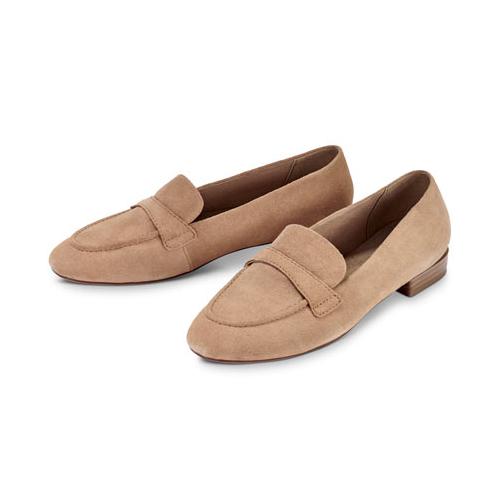 Loafer aus Veloursleder