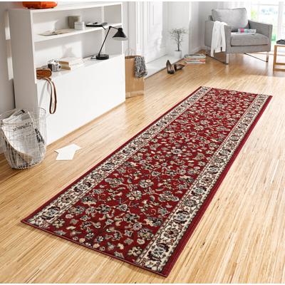 Läufer HANSE HOME "Vintage" Gr. 41, rot, B:80cm H:9mm L:300cm, Kunstfaser, Teppiche, Teppichläufer, Kurzflor, Orient, Vintage, Retro, Flur, Schlafzimmer Image
