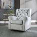 Gray Fabric Swivel Chair