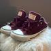 Converse Shoes | Converse All Star Custom Burgundy Maroon Plaid Inside Women’s Sneakers Size 6.5 | Color: Brown/Red | Size: 6.5