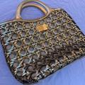 Kate Spade Bags | Kate Spade Westwind Felice Metallic Gold Leather Woven Lattice Satchel Bag | Color: Gold | Size: Os
