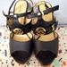 Michael Kors Shoes | Michael Kors Logo Strappy Heels Size 9.5 | Color: Black | Size: 9.5