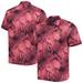 Men's Tommy Bahama Maroon Arizona State Sun Devils Coast Luminescent Fronds IslandZone Button-Up Camp Shirt