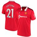 Men's adidas Antony Red Manchester United 2022/23 Home Replica Player Jersey