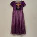 Disney Dresses | Disney Frozen Ii Anna Purple Nightgown Dress Size 6 / 6x Nwot | Color: Purple | Size: 6/6x