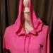 Pink Victoria's Secret Tops | Nwot Vintage Vs Pink Hooded Sweatshirt With Front Pocket. | Color: Black/Pink | Size: M