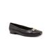 Women's Harmony Dressy Flat by Trotters in Black (Size 8 M)