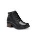 Women's Trudy Lace Up Bootie by Eastland in Black (Size 11 M)