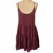 Brandy Melville Dresses | Brandy Melville Maroon Open Back Dress | Color: Red | Size: S