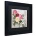 Trademark Fine Art 'Chalet d'Ete Roses' by Color Bakery Framed Graphic Art Canvas | 18.75 H x 18.75 W x 0.75 D in | Wayfair ALI4030-W1111BMF