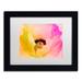 Trademark Fine Art 'Poppy Gradient II' by Color Bakery Framed Painting Print Canvas | 16 H x 20 W x 0.5 D in | Wayfair ALI4333-W1114MF