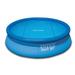 Intex Round Above Ground Swimming Pool Plastic in Blue | 33 H x 180 W x 180 D in | Wayfair 28157EH + 29023E