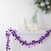 Northlight Seasonal 50' x 1.5" Tinsel Christmas Garland w/ Polka Dots - Unlit Plastic in Indigo | 1.5 H x 600 D in | Wayfair NORTHLIGHT K94051