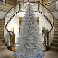 National Tree Company Clear Pine Christmas Tree w/ LED Lights, Crystal in White | 58 W x 36 D in | Wayfair XCP13-304L-90