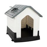 Tucker Murphy Pet™ Plastic Dog House - Brown & White Plastic House | 30 H x 26.91 W x 32.68 D in | Wayfair 8FCEE686E2764FB3868D8357840BEECB