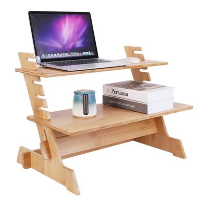 Standing Desk Converter Height-Adjustable Sit-stand Table Laptop Tray