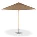 Oxford Garden Octagon 9-foot Solid Tropical Hardwood Market Umbrella - Dupione Walnut Shade