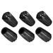 6Pcs Trekking Pole Tips Climbing Ski Cane Protectors Replacement Accessories