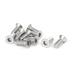 M6 x 16mm 316 Stainless Steel Flat Torx Head Machine Screw Silver Tone 10pcs - Silver Tone