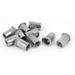 M12 x 1.75mm 304 Stainless Steel Stripe Blind Rivet Nut Insert Nutsert 10PCS - Silver Tone