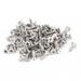 3.5mm x 13mm Countersunk Cross Head Self Tapping Screw 100 Pcs - Silver Tone