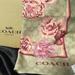 Coach Accessories | Coach Floral Scarf | Color: Pink/Tan | Size: Os