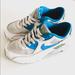 Nike Shoes | Nike Air Max 90 Blue And Silver | Color: Blue/Silver | Size: 1.5bb