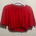 Adidas Tops | Adidas Crop Top | Color: Red | Size: L